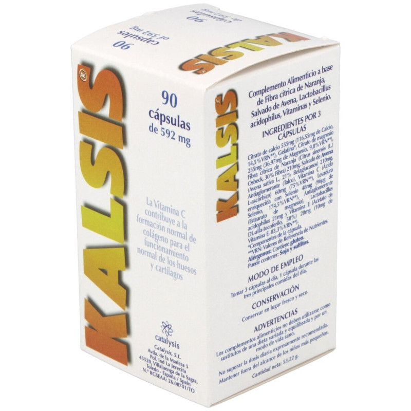 Kalsis, 90 Cápsulas - Catalysis