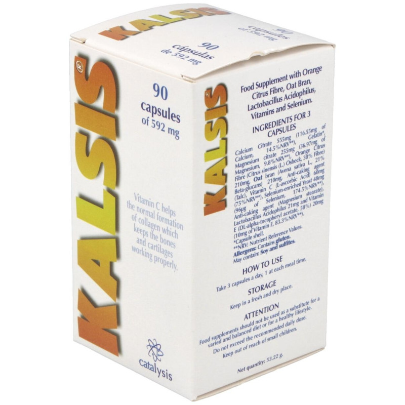 Kalsis, 90 Cápsulas - Catalysis