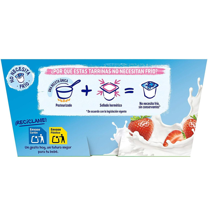 Nestle Yogolino (4 Envases 100 g Sabor Fresa) - Nestlé