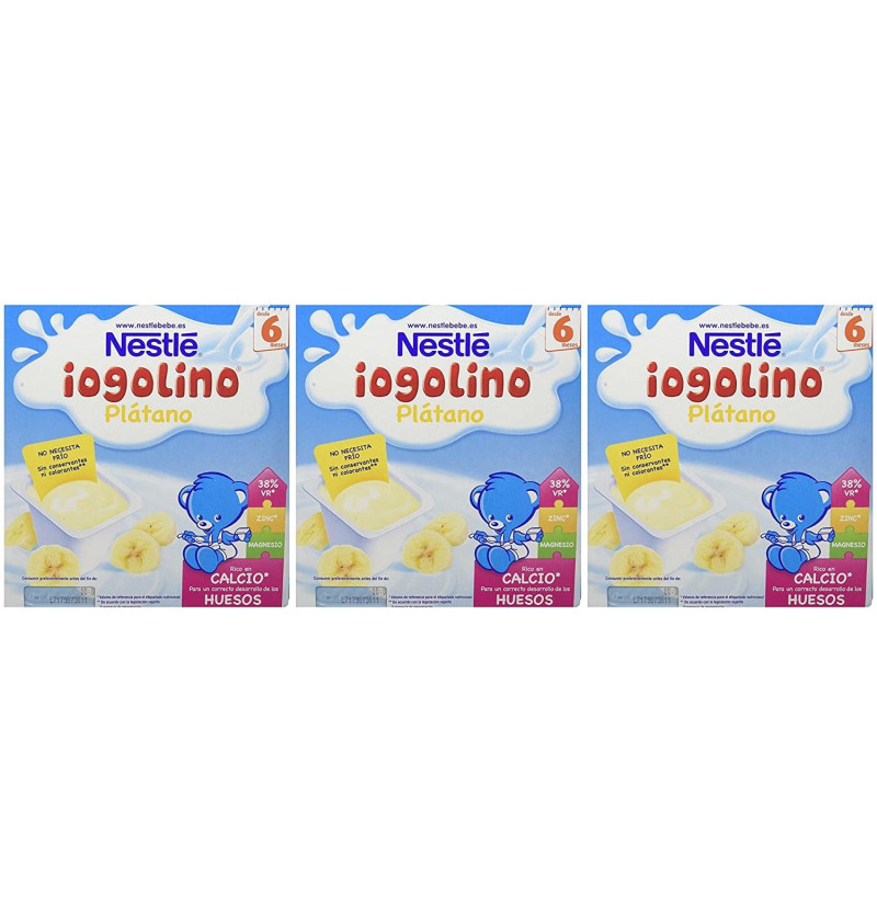 Nestle Yogolino (4 Envases 100 g Sabor Platano) - Nestlé