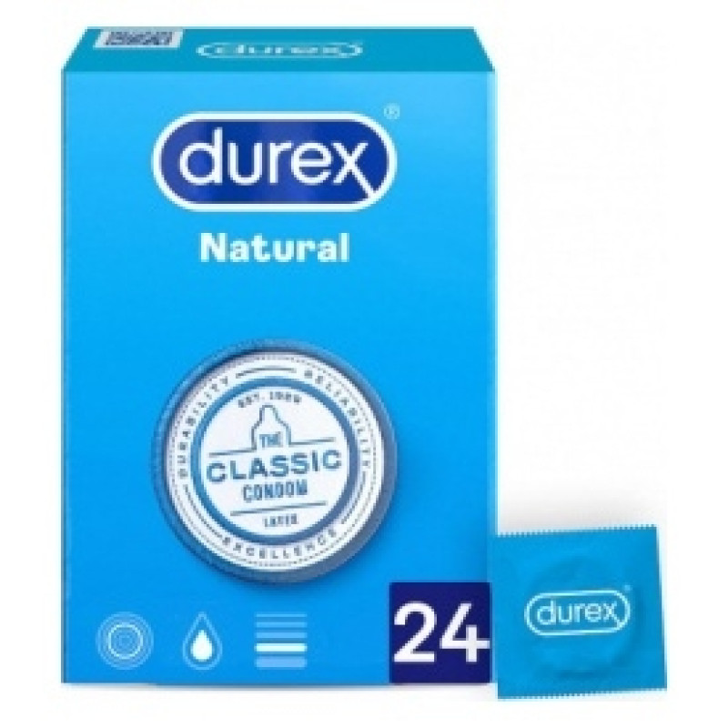 Easy On Natural Plus 24 Unid - Durex