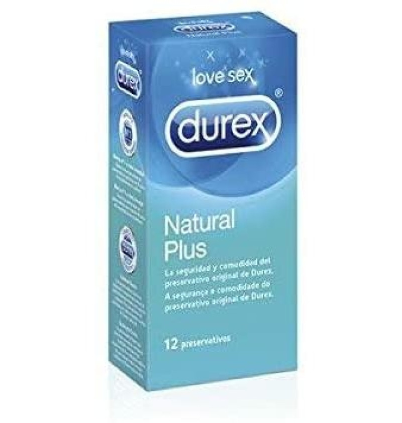 Durex Natural Plus + Durex Sensitivo Confort - Preservativos (12 + 3 Preservativos Pack) - Reckitt Benckiser