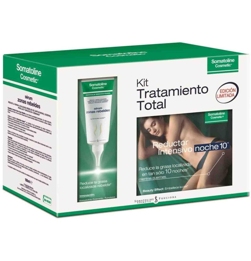 Somatoline Cosmetic Kit Tratamiento Total - Intensivo Noche (1 Envase 450 ml + 1 Envase 100 ml) - Bolton Cile España S.a