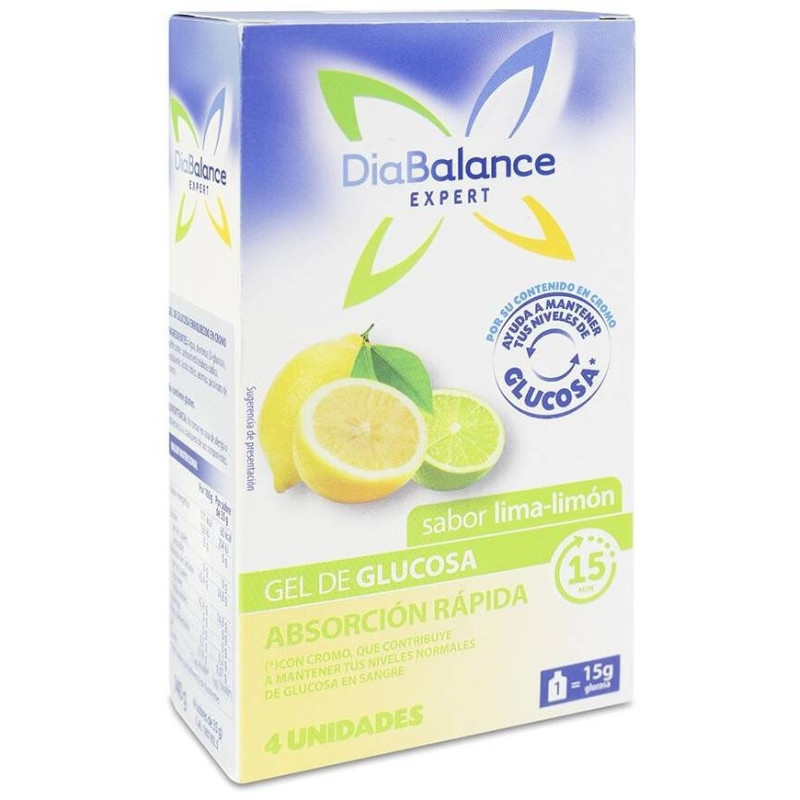 Expert Glucosa Absorción Rápida Sabor Limón 4 Sobres - Diabalance
