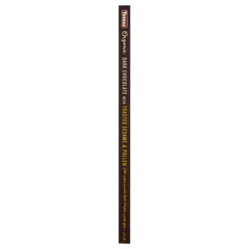 Chocolate Negro con Sesamo Tostado - Polen 100g Bio - Torras