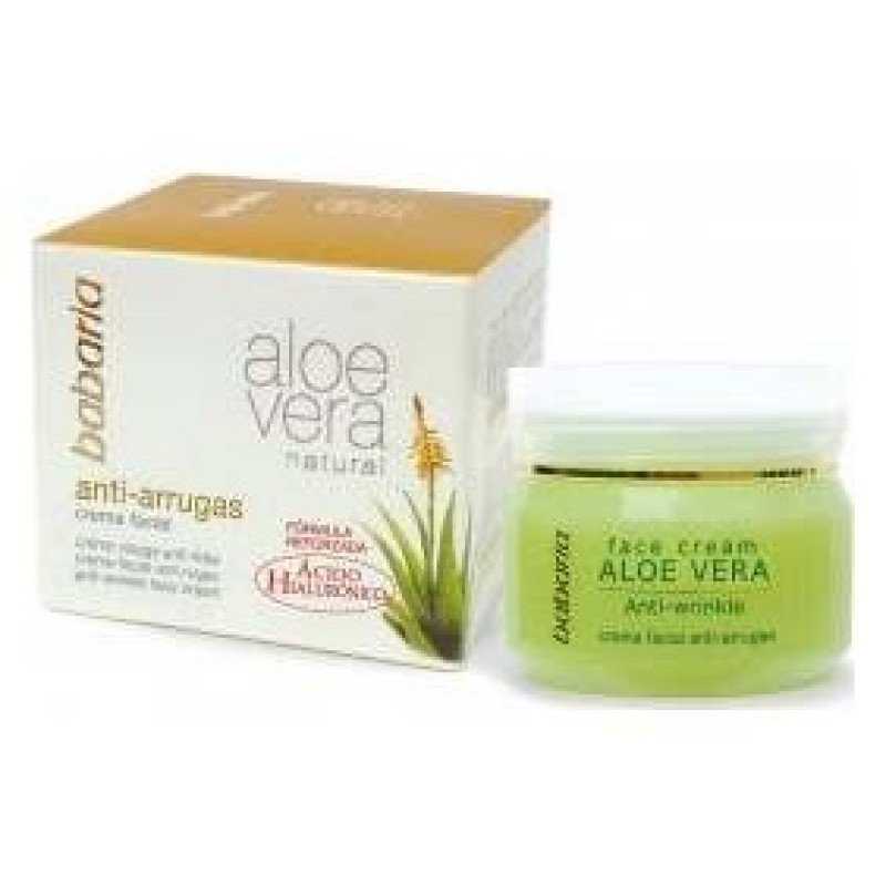 Babaria Crema Facial Antiarrugas Aloe Vera 50Ml