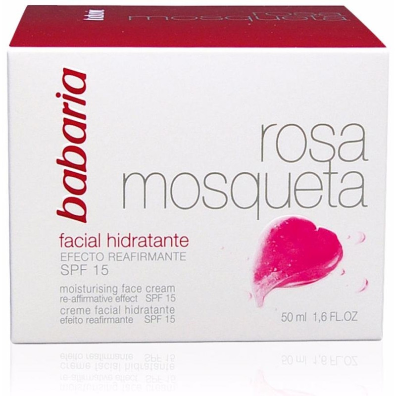 Crema Facial Hidratante 24 Horas Rosa Mosqueta 50ml - Babaria