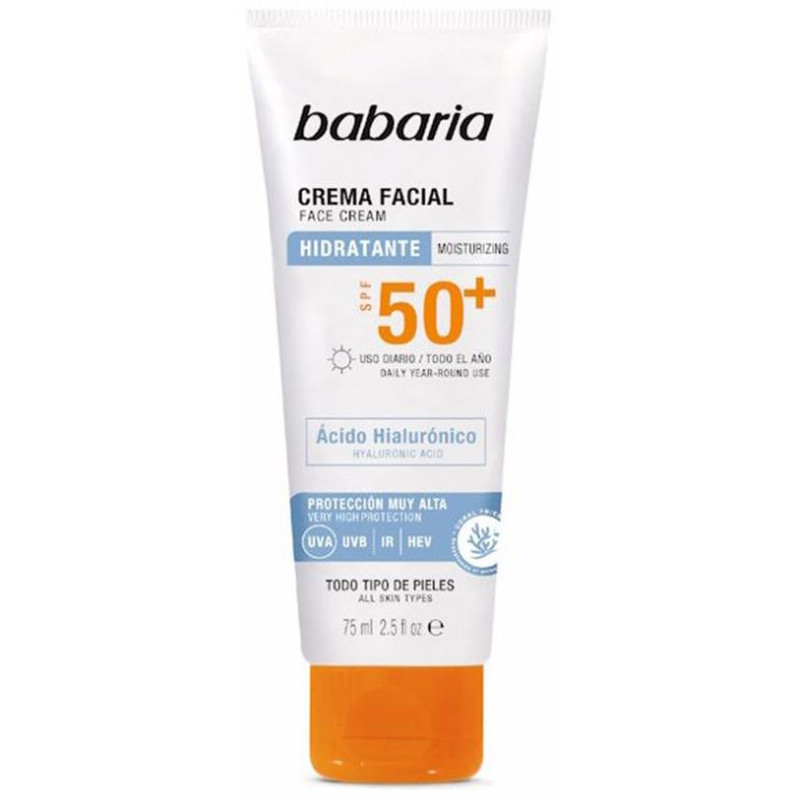 Solar Ácido Hialurónico Crema Facial spf50+ 75 ml - Babaria