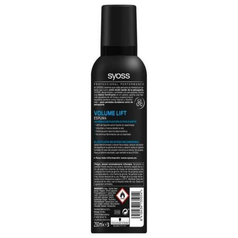 Volume Lift Mousse Anti - Flat System 250ml - Syoss