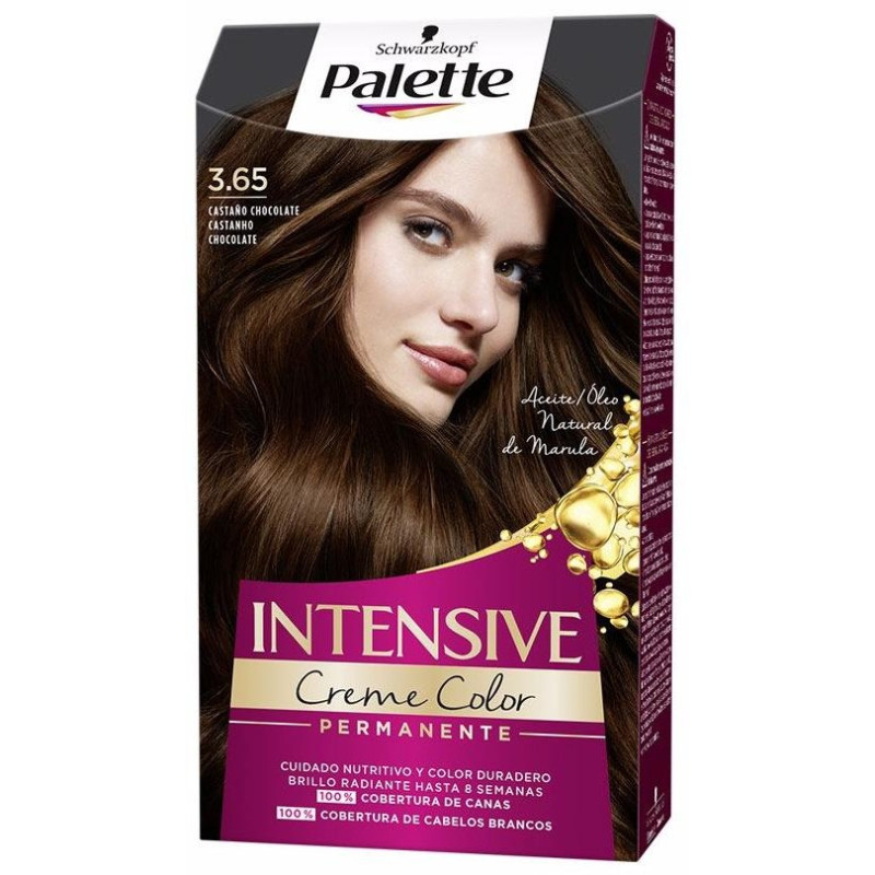 Palette Intensive Tinte 3.65 Castao Chocolate 1ud - Schwarzkopf