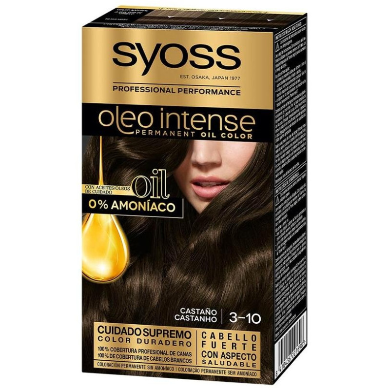 Oleo Intense Permanent Oil Color Castaño 3 - 10 50ml - Syoss