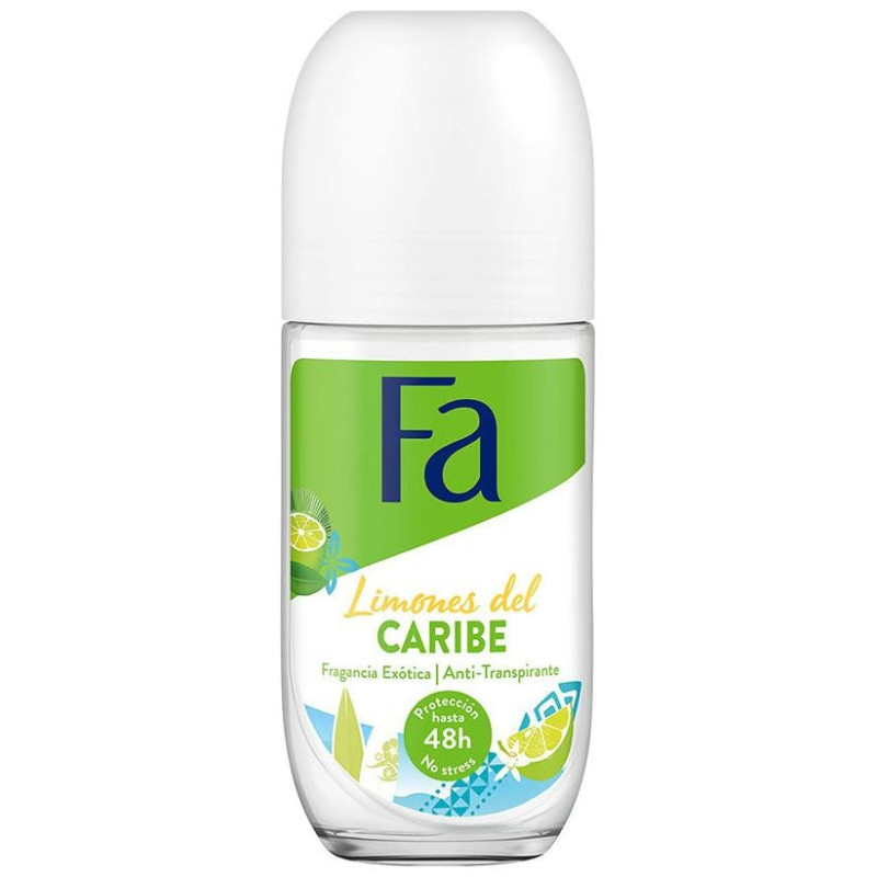 Limones del Caribe Desodorante Roll - On 50 ml - Fa