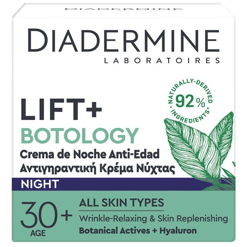 Lift + Botology Crema Noche Anti - Arrugas 50ml - Diadermine