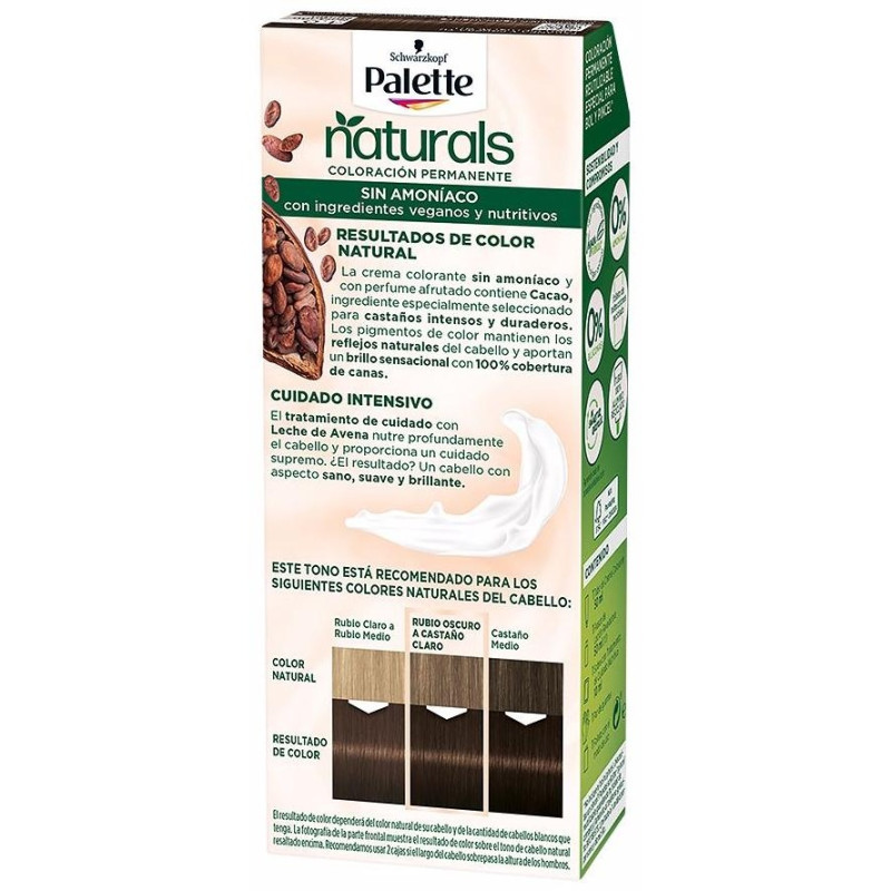 Palette Natural Tinte Cabello 4_0 Castaño Medio 1ud - Schwarzkopf
