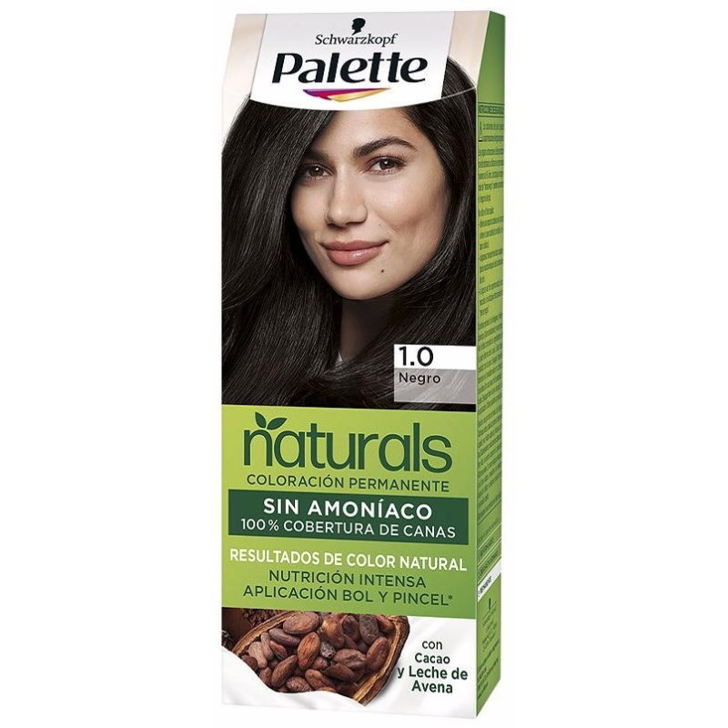 Kit Palette Natural Tinte 1.0 Negro - Schwarzkopf