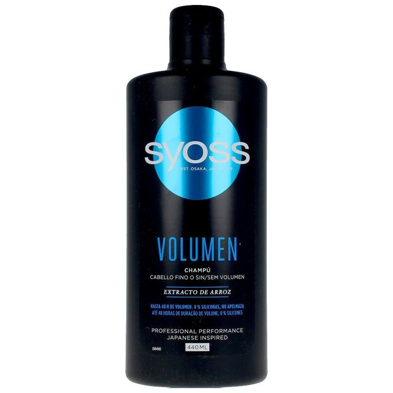 Volumen Champ Cabello Fino - sin Cuerpo 440ml - Syoss