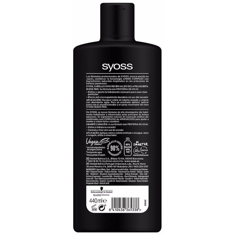 Rizos Pro Champú Cabello Ondas o Rizos 440 ml - Syoss