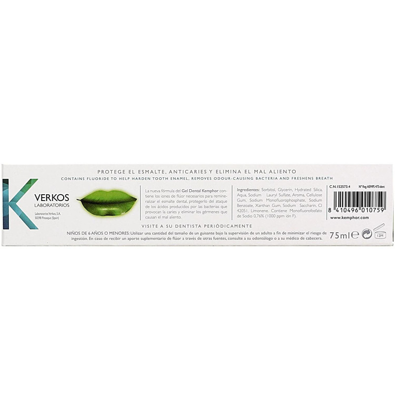 Kemphor Gel Dental (1 Envase 75 Ml)