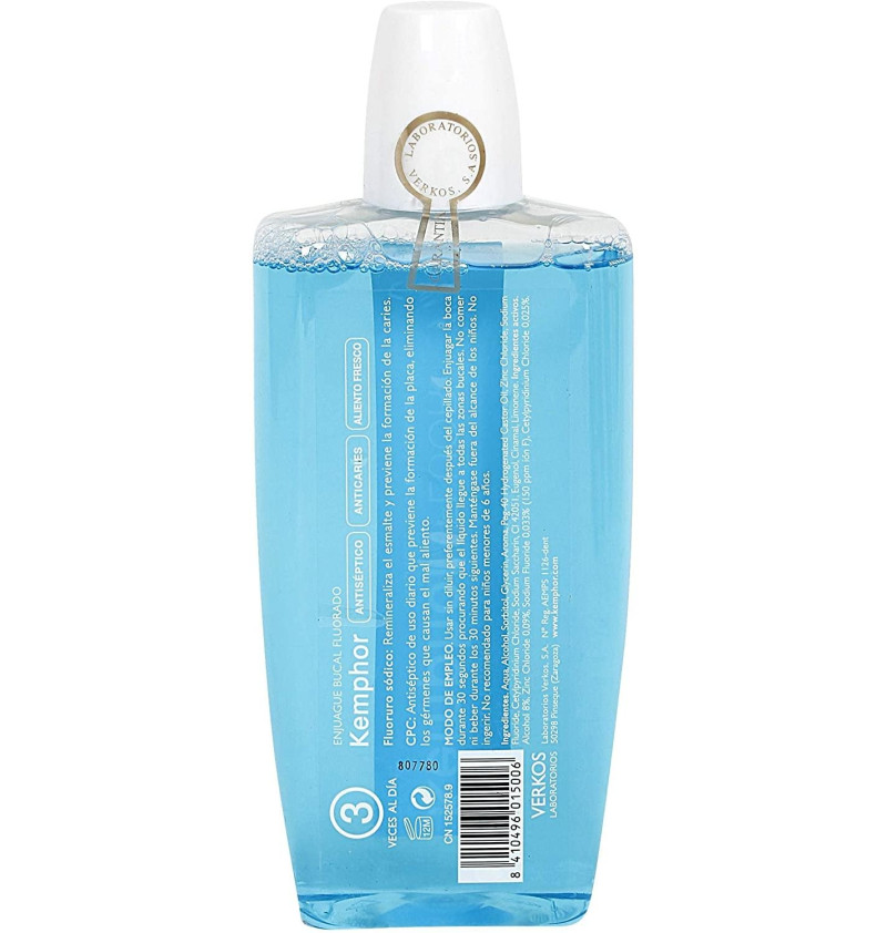 Kemphor Enjuague Bucal (1 Envase 500 ml) - Verkos