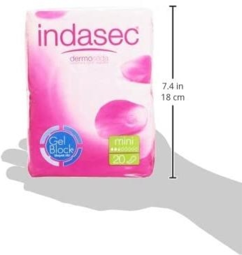 Indasec Mini Compresa Perdidas Leves (22 Absorb) - Laboratorios Indas