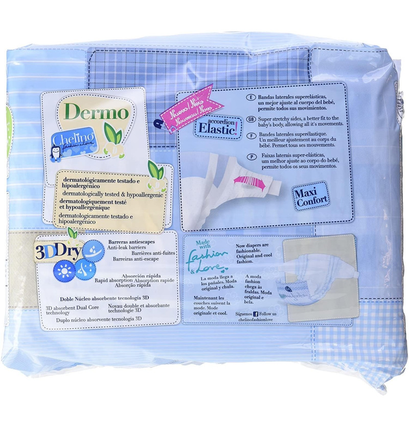 Chelino Fashion & Love Pañal Infantil (t - 2 (3 - 6 Kg) 28 Pañales) - Laboratorios Indas