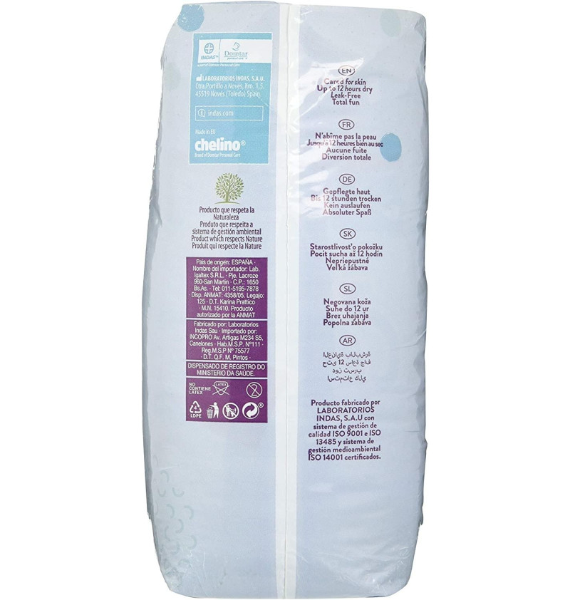 Pañal Infantil - Chelino Fashion & Love (t - 3 (4 - 10 Kg) 36 Pañales) - Laboratorios Indas