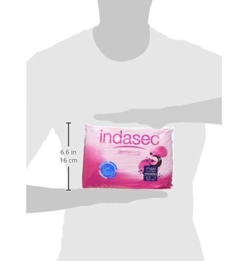 Indasec Maxi Compresa Perdidas Leves (goodnight 12 Absorb) - Laboratorios Indas