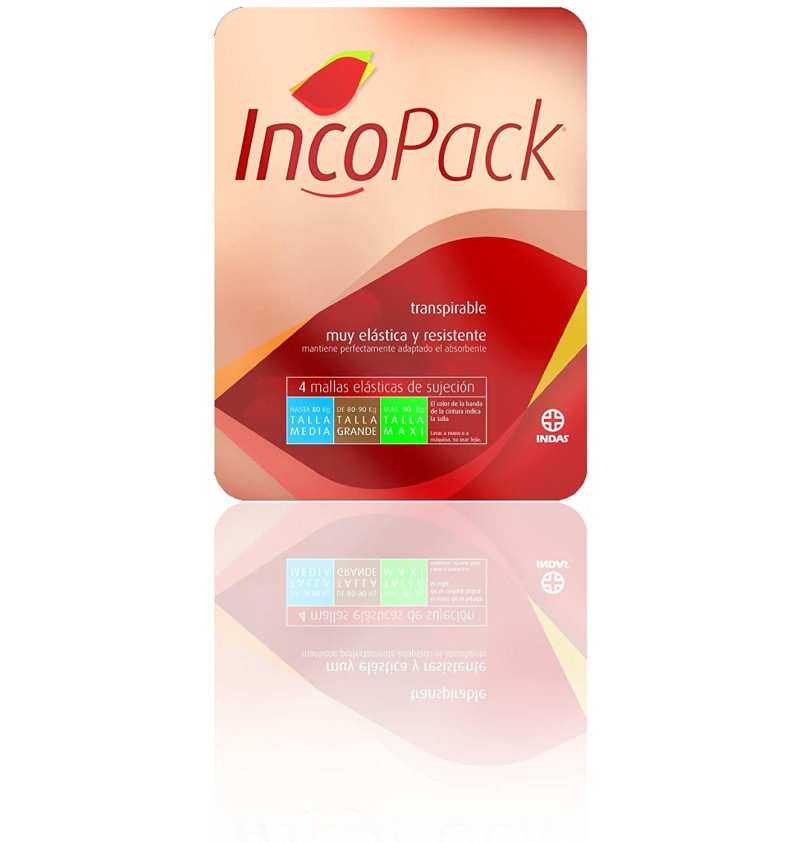 Braga Incontinencia - Incopack Lavable (elastica T - Med 4 U) - Laboratorios Indas