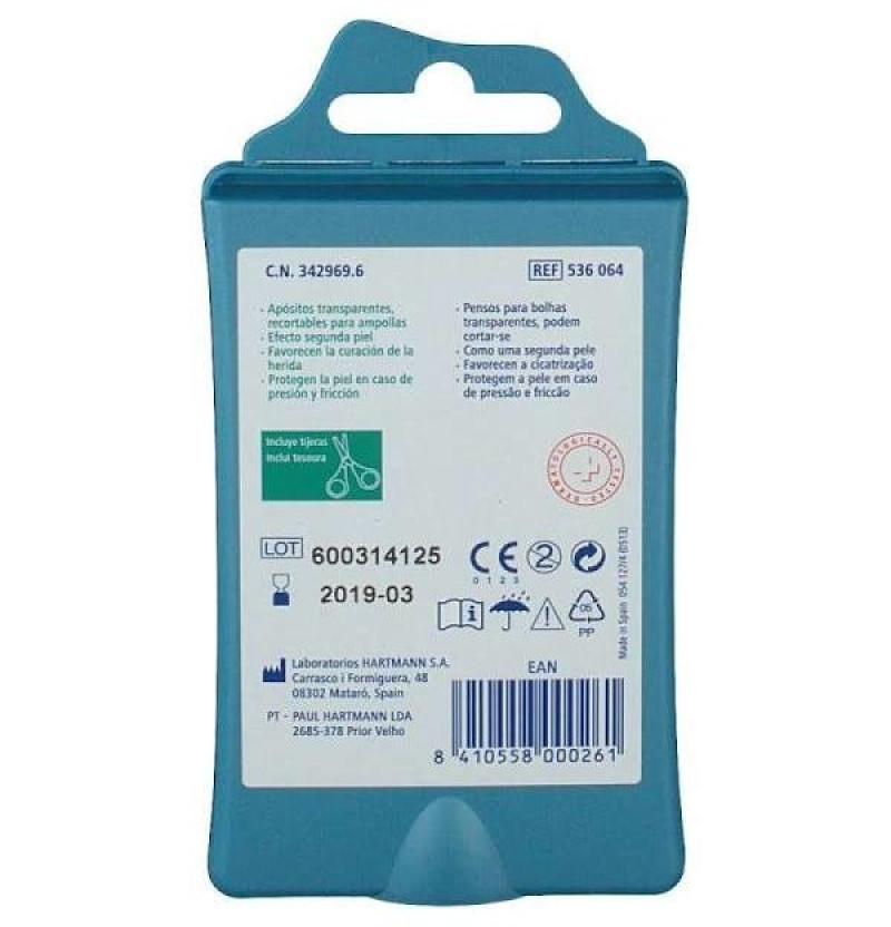 Dermaactive Ampollas A Tu Medida - Aposito Adhesivo (90 X 65 Mm 3 Apositos)
