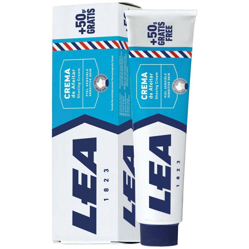 Sensitive Skin Crema de Afeitar con Brocha 100 Gr - Lea