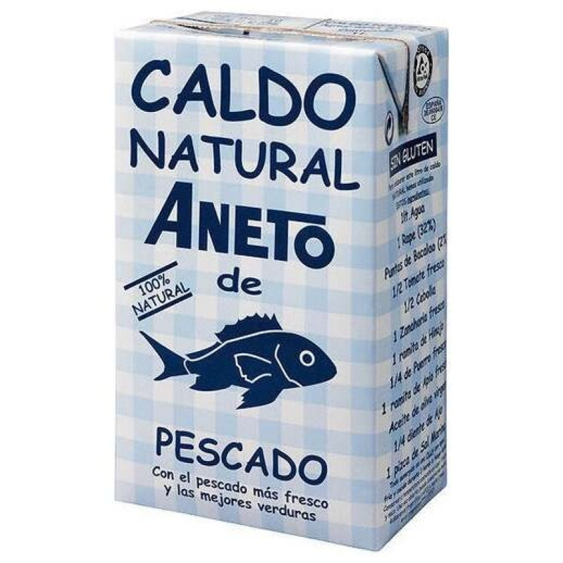 Caldo Pescado 1000ml - Aneto