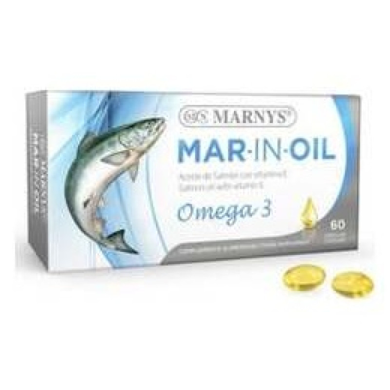 Mar In Oil (aceite de Salmon 500mg) 60perlas - Marnys