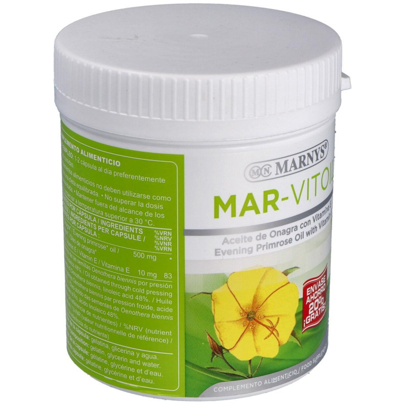 Mar - Vitoil Aceite de Onagra 500mg 500caps - Marnys