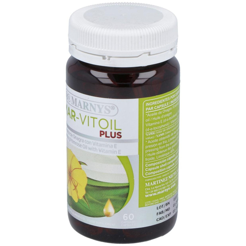Mar - Vitoil Plus Aceite Onagra 1050mg 60caps - Marnys