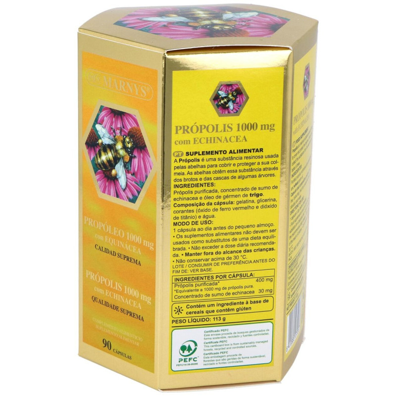 Marnys Propóleo 1000Mg Con Equinácea 90Caps