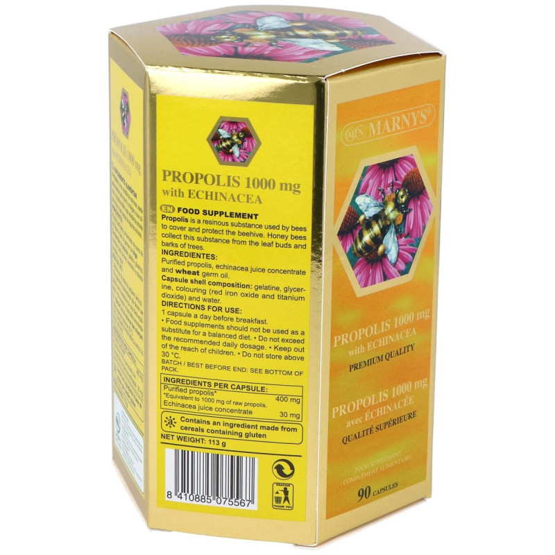 Marnys Propóleo 1000Mg Con Equinácea 90Caps
