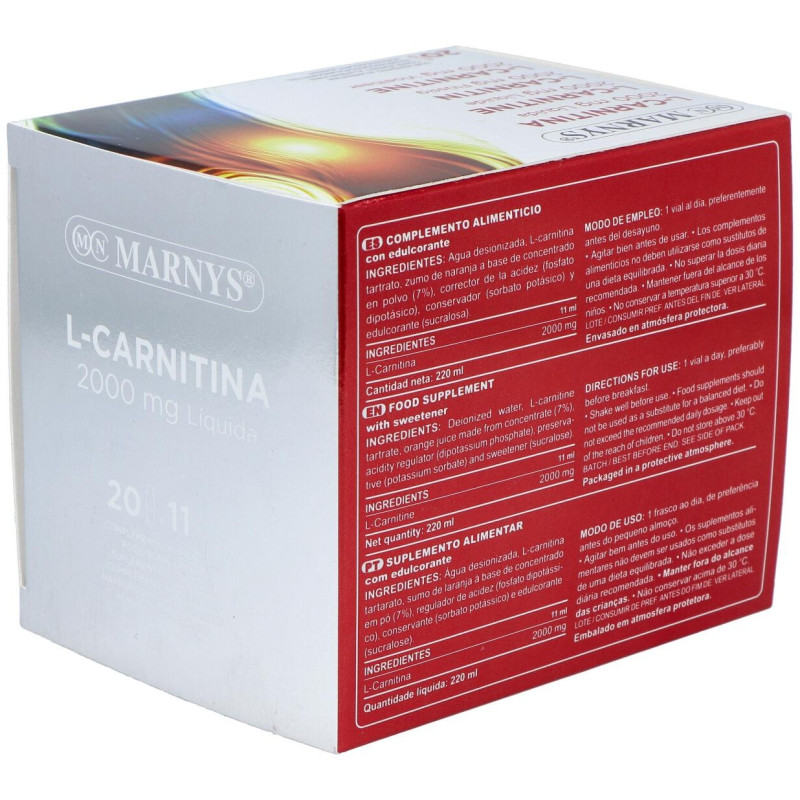 L - Carnitina 2000 Sabor Naranja 20viales - Marnys