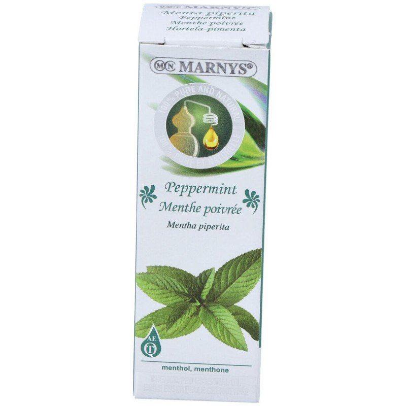 Menta Piperita Oleo Essencial Alimentario 15ml - Marnys