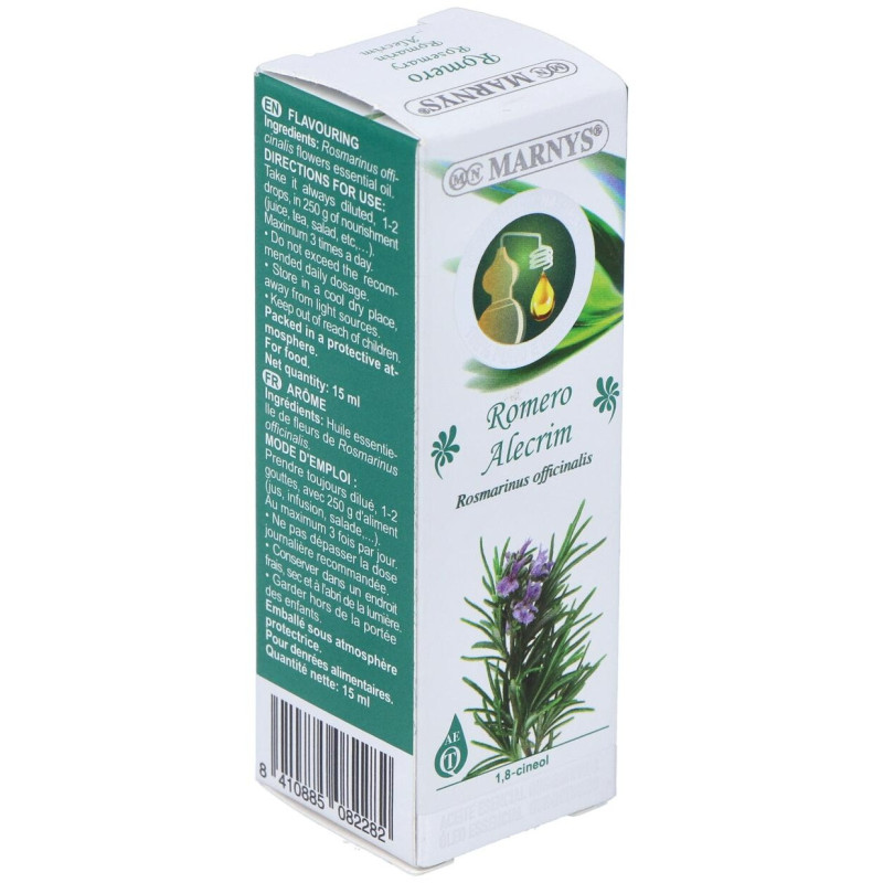 Romero Oleo Essencial Alimentario 15ml - Marnys