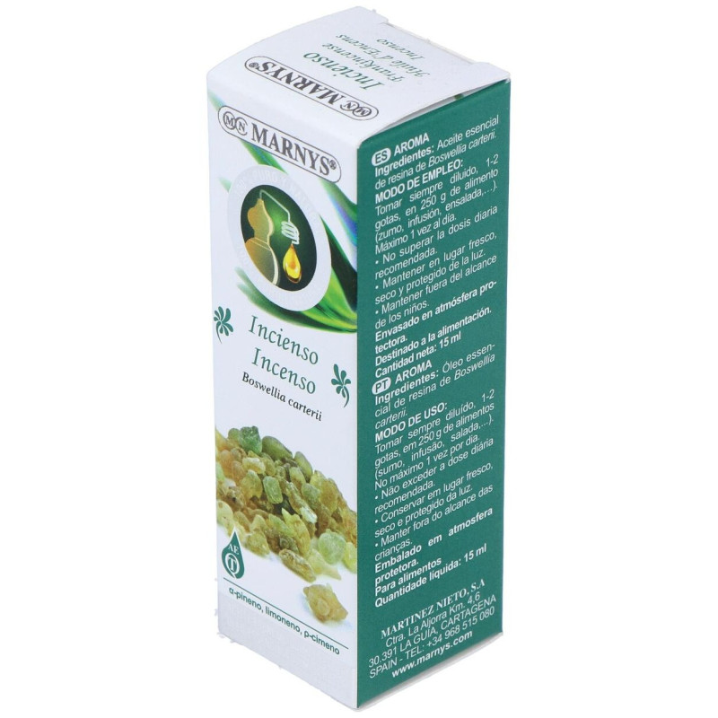 Aceite Esencial Alimentario de Incienso Estuche 15ml - Marnys