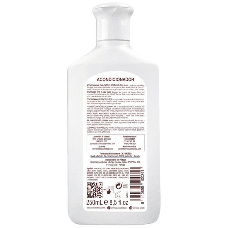 Camomila Acondicionador Reflejos Rubios 250ml - Intea