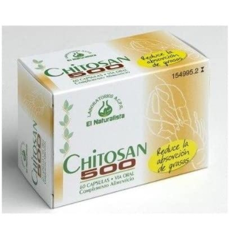 Chitosan 500 el Naturalista (60 Cápsulas) - El Naturalista