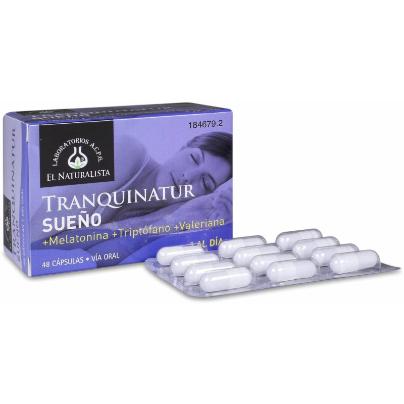 Naturalista Tranquinatur Sueño, 48 Cápsulas - El