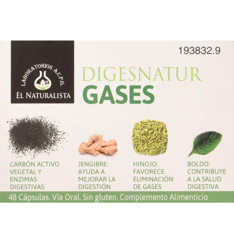 Digesnatur Gases el Naturalista (48 Cápsulas) - El Naturalista