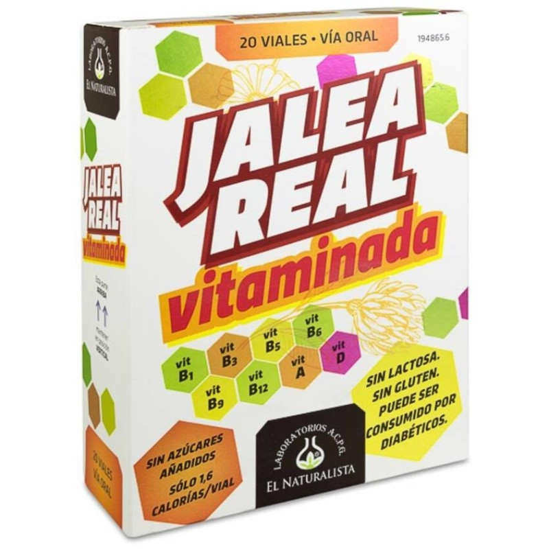 El Naturalista Jalea Real Vitaminada, 20 Ampollas 2