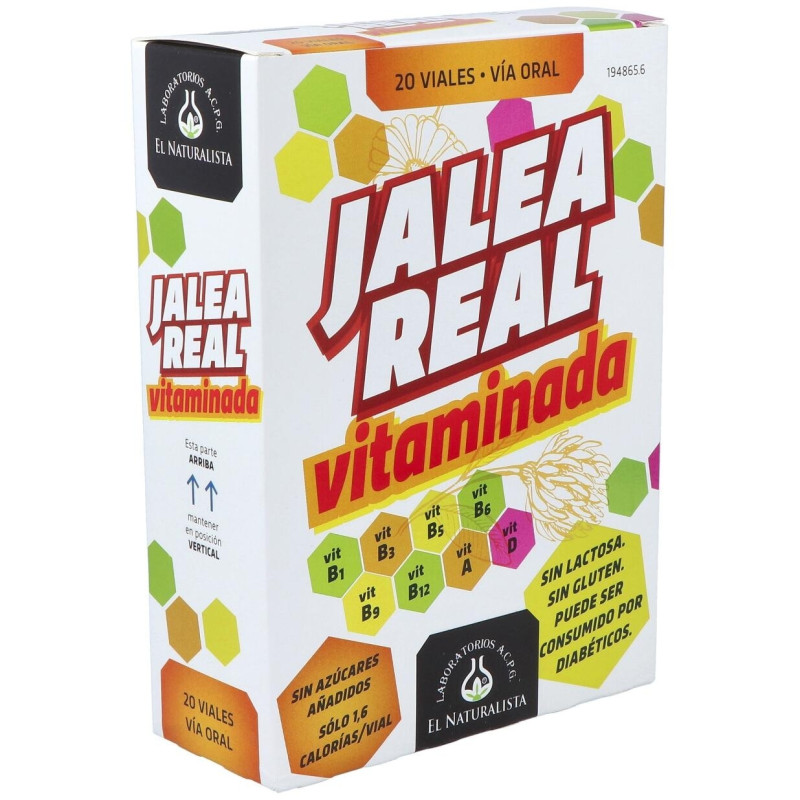 El Naturalista Jalea Real Vitaminada, 20 Ampollas 2