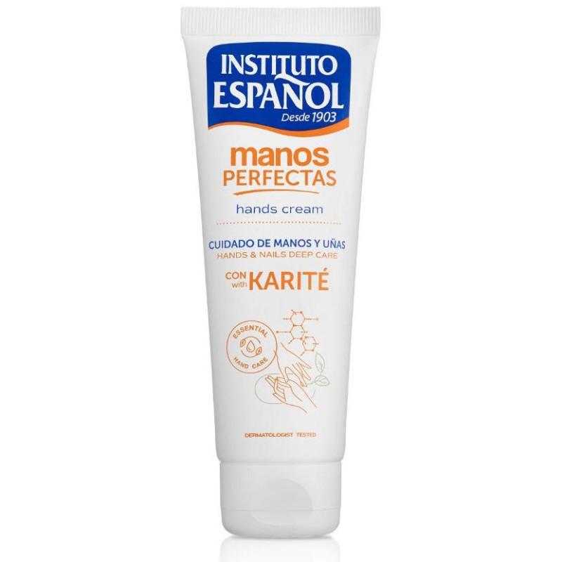 Instituto Español Manos Perfectas Cuidado de Manos y Uñas con Karité 75ml - Instituto Espaol