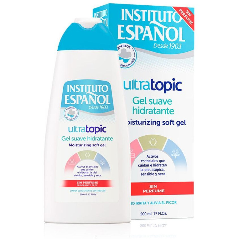 Ultratopic Gel Suave Hidratante 500 ml - Instituto Espaol