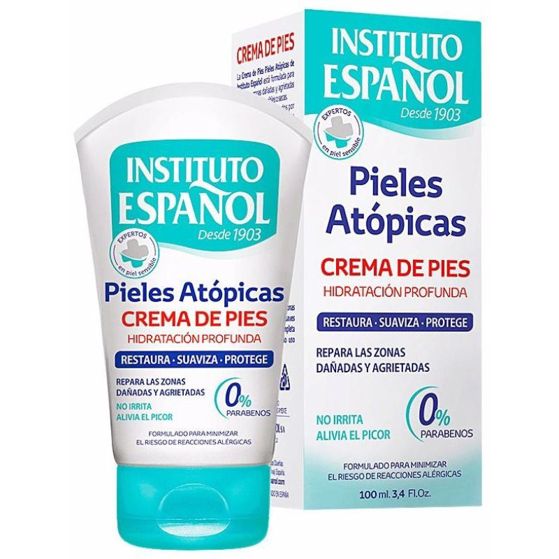 Piel Atópica Crema Hidratante y Reparadora Pies 100 ml - Instituto Espaol