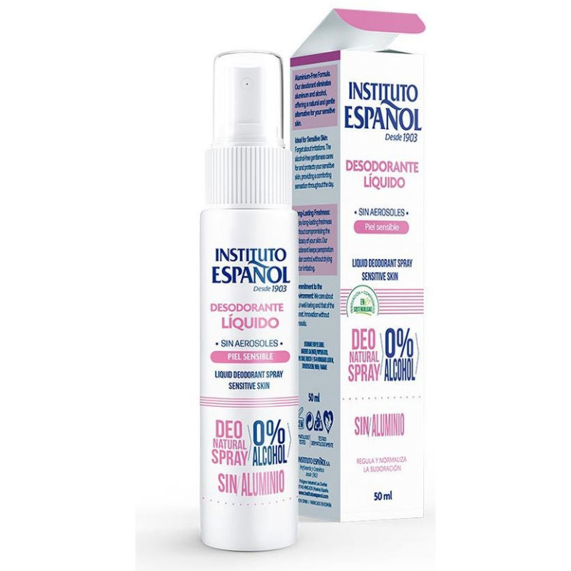 Piel Sensible Desodorante Líquido Spray 50 ml - Instituto Espaol